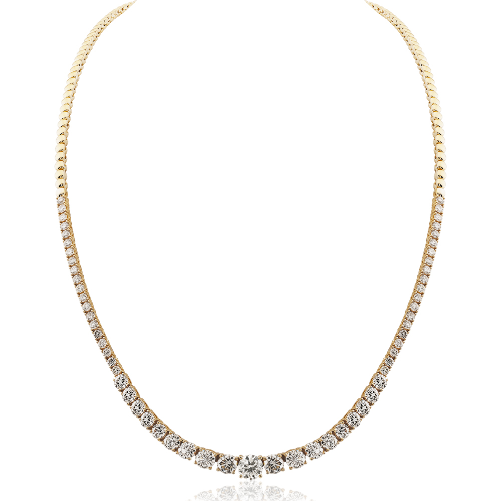 7,73 Ct. Diamond Riviera Necklace
